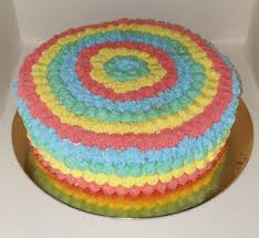 Pastel Arco Iris En 2020 Bizcocho De Limon Chocolates Rellenos Natillas