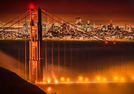 Online prices start from just £9.99 Wallpaper Sunset City Cityscape Night Urban Reflection Sunrise Skyline Evening Morning Bridge San Francisco Golden Gate Bridge Dusk Light Dawn 2048x1439 Ludendorf 22746 Hd Wallpapers Wallhere