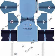 The club's home ground is the etihad stadium in east manchester, to which it moved in 2003, having played at maine road. Manchester City 2019 2020 Kits Logo Dream League Soccer
