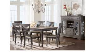 Home dining rooms dining room sets. Ocean Blue Grove Gray 5 Pc Dining Room Rectangle Traditional