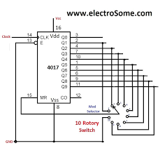 So if i clap the first time the switch will turn on. Led Chaser Using 4017 Counter And 555 Timer