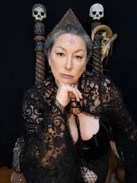 I am a mature, curvy, tattooed, witchy goth Femdom and Findom, I have a  Fansly page where I post mostly general content, well as sell used items on  All Things Worn :