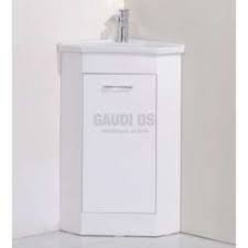 Долен PVC шкаф за ъглов монтаж с порцеланова мивка, бял gds_pvc_ICP4040 на  супер цена — Gaudi DS