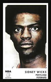 1972 Icee Bear BASKETBALL Sidney Wicks #NNO