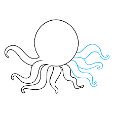 How To Draw An Octopus Really Easy Drawing Tutorial Drawing Tutorial Easy Drawing Tutorial Easy Drawings