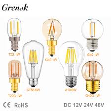 E27 12v 24v Led Light Bulb A19 St58 6w E27 Led Daylight White T22 G40 Low Voltage 1w E12 E14 Led Lamp Rv Locomotive Room Light Led Bulbs Tubes Aliexpress