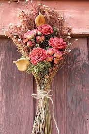 Dried Flower Bouquet Woodland Floral Arrangement Sola Flowers Etsy Dried Flowers Dried Flower Bouquet Drying Roses