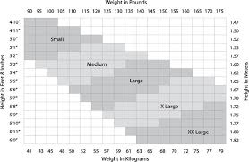 Size Chart Mm Dance Supplies