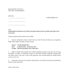 Hj ayob bin abu seman a14,kg ulu sena,06740 kuala ni contoh surat utk memohon sumbangan drpd mana2 individu or company. Contoh Surat Mohon Sumbangan Syarikat Contoh Surat Terbaru