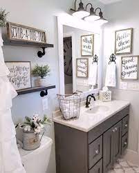 A farmhouse bathroom light fixture would also do the trick and quite nicely actually. Spoil Your Beloved Youngsters With These Exciting Kids Bathroom Ideas Houseminds Farmhouse Bathroom Decor Small Farmhouse Bathroom Bathroom Decor