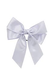 Oversized Bow Pony Clip Lilac Bows Bow Clips Childrens Accessories