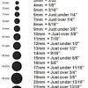 Sock size chart, clothing size chart, and accessories size chart. 1