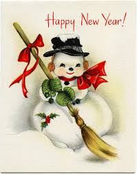 Check spelling or type a new query. Vintage Snowman New Year Greeting Card Old Design Shop Blog