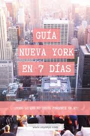 Guia Imprescindible Para Visitar Nueva York En 7 Dias Voyanyc Viaje A Nueva York Nueva York Itinerario De Viaje