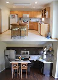 Siempre Guapa Con Norma Cano Stained Kitchen Cabinets Kitchen Cabinets Before And After Refinishing Cabinets