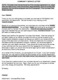 40 Community Service Letter Templates Excelshe