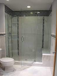 Frameless Panel Door Notched Panel With Pivot Hinges Frameless Shower Doors Shower Enclosure Glass Shower Enclosures