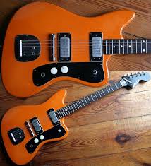 Guitar Blog Klira Jazzmaster Like In Bright Orange Finish Guitar Cool Electric Guitars Cool Guitar