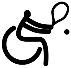 ‡ the iconic olympic rings symbol was not designed by baron pierre de coubertin until 1912. Datei Wheelchair Tennis Paralympic Pictogram Svg Wikipedia
