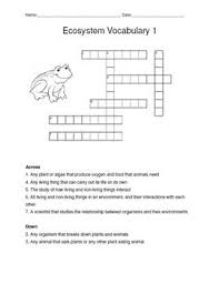 Worksheets are ecology crossword answers, science 9th biology crossword name, science 10th ecology crossword name, crossword puzzles, chapter by chapter answer key, biology 1 work i selected answers, chapter 1 the science of biology summary, the food chain. Ecosystem Vocabulary And Crossword Puzzle Vocabulary Vocabulary Worksheet Social Studies Worksheets