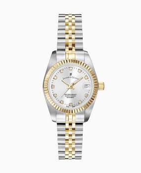 Inspiration two-tone Swiss wristwatch, AI generated