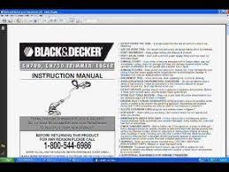 Black And Decker Cordless Weed Eater Manual Black And Decker Grass Hog Manual Youtube