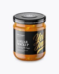 Download Clear Glass Jar With Orange Jam Mockup High Angle Shot In Jar Mockups On Yellow Images Object Mockups Mockup Free Psd Clear Glass Jars Psd Mockup Template