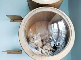Cat House Indoor Cat Houses Cat Bed Unique Cat Beds Modern Cat Etsy Katzen Haus Katzenhaus Katzen Bett