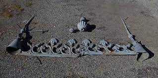 Rare Ancien Vieux Epi De Faitage De Toit En Zinc Xxe Jardin Girouette Old Finial Portail En Fer Portail Fer Forge Portail