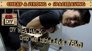 You'll find everything you need to furnish your home, from plants and living room furnishings to toys i want to leave a comment. Ikea Hack 20 Diy Drop Leaf Table Youtube