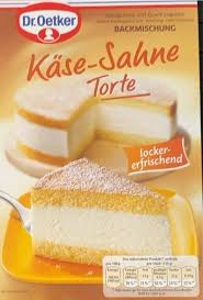 Eventuell nach 40 minuten mit backpapier abdecken, damit er nicht zu dunkel wird. Kase Sahne Torte Dr Oetker 1800 G