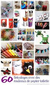 60 Bricolages Avec Des Rouleaux De Papier Toilette La Cour Des Petits Papier Toilette Bricolage Rouleau Papier Toilette Artisanat Enfants Bricolage