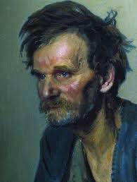 Ilya Repin. Academic keeper Efimov. 1870. (cropped).