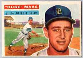 1956 Topps Duane Frederick Maas #57