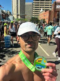 Completed marathon as power walker