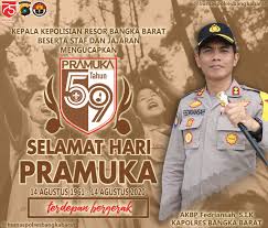 Maybe you would like to learn more about one of these? Kapolres Bangka Barat Ucapkan Selamat Hari Pramuka Ke 59 Tahun 2020 Mitrapol