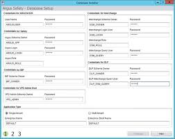 Install Argus Safety Database