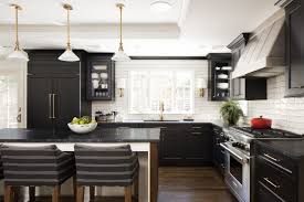 You don't see that every day. New This Week 4 Kitchens With Dramatic Black Cabinets