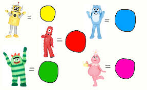 Printable coloring pages for kids. Yo Gabba Gabba Color Code By Katiefan2002 On Deviantart