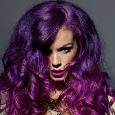 Two Tone Purple Hair Color Hair X Dark Purple Hair Purple Hair Dyed Hair Purple