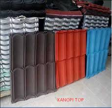 Genteng metal sky roof merupakan genteng metal pasir yang berkualitas. Kanopi Minimalis Atap Genteng Metal Berpasir
