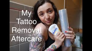 Apply the lotion after washing your tattoo, or anytime your skin feels dry or tight. Tattoo Removal Aftercare Youtube