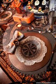 Think Outside The Box Steampunk Table Setting Steampunk Table Steampunk Party Decorations Steampunk Party