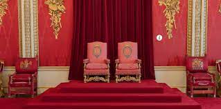 These include 19 staterooms, 52 royal and guest bedrooms, 188 staff bedrooms, 92 offices and 78 bathrooms. The Throne Room At Buckingham Palace The Royal Family