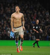 The montenegro international was available as a free agent after monaco opted against extending his contract. Stevan Jovetic Shows Off His Sponsored Pants In Man City Victory Athletic Men Stevan Jovetic Sports