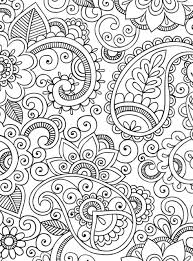 You will receive a.pdf digital file with one coloring page, size is a4. Paisley Coloring Pages For Adults
