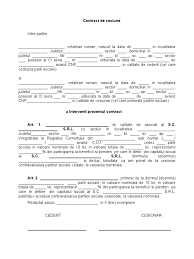 Explici de ce autorul a ales acest titlu10. Contract Cesiune Parti Sociale