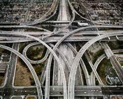 U S California Highway Junction Edward Burtynsky Roads Bridges Dams Railroads