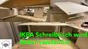 Flexispot Sanodesk Ez1 Aufbauanleitung Mit Ikea Linnmon Elektrisch Und Hohenverstellbar Youtube