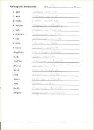 Naming Molecular Compounds Worksheet Answers Binary Ionic And Molecular Pounds Worksheet Answers Physics Answers Molecular Nouns Verbs Adjectives